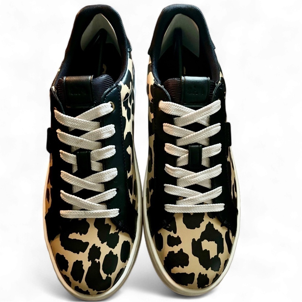 NEW Coach Leopard Print Low-Line Sneakers Sz 7.5